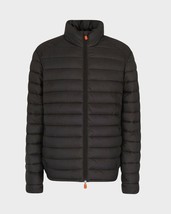 Save The Duck Men&#39;s GIGA Lightweight Jacket in Brown Black $178, Sz XL, ... - $123.74