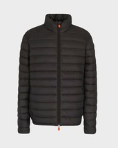 Save The Duck Men&#39;s GIGA Lightweight Jacket in Brown Black $178, Sz XL, ... - £97.33 GBP