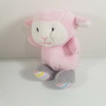 Animal Adventures Pink Lamb with Striped Feet 6" - $10.18