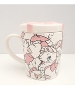 NEW Disney Aristocats MARIE EXPRESSIONS Mug w/ Topper Lid All Over Cat P... - £15.68 GBP