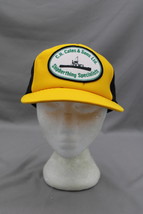 Vintage Patched Fishing Hat - CH Cates and Sons Ltd - Adult Snapback - $35.00