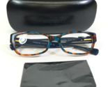 Coach Eyeglasses Frames HC 6078 5337 Tortoise Blue Rectangular 52-16-135 - £51.30 GBP
