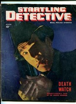 Startling DETECTIVE-1947-MARCH-MAN Smoking Cigarette G - £48.83 GBP