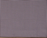 Cotton Black Small Gingham Checks Squares Fabric Print by the Yard D148.19 - $9.95