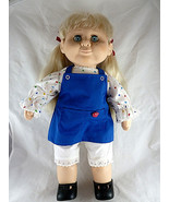 Vintage Doll 1986 Wanna Be Inc Vinyl cloth 18.5 inches dressed freckles ... - £23.64 GBP