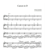 Canon in D - Johann Pachelbel, Sheet Music (Arr. Noteselection) - $6.12