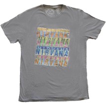 Nirvana Repeat Grey Official Tee T-Shirt Mens Unisex - £26.73 GBP