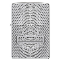 Zippo Lighter - Harley Davidson Deep Carve Armor® High Polish Chrome - 4... - $206.77
