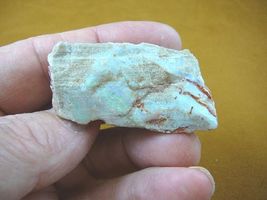 O-240-23) 31.9 grams white green flash Coober Pedy opal specimen stone A... - $28.04