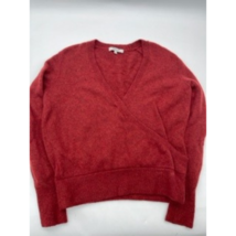 Madewell Sweater Women&#39;s Small Red Wrap V-Neck Long Sleeve Pullover - £17.13 GBP