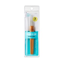 KISS Colors &amp; Care Braid &amp; Loc Crochet Hook, (3) 0.75mm Stainless Steel ... - $6.92