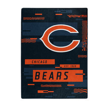 Chicago Bears Blanket 60x80 Raschel Digitize Design - $109.99
