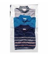 3 Grand Slam Polo Shirt Mens Size L Short Sleeve Blue Gray,Nave &amp; Gray P... - $47.41