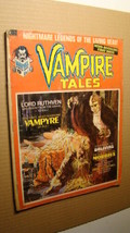 VAMPIRE TALES 1 *FIRST SOLO MORBIUS AND ORIGIN* CREEPY EERIE FAMOUS MONS... - $29.00