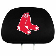 BOSTON RED SOX TWO PACK HEAD REST COVERS NEW &amp; OFFICIALLY LICENSED - £12.90 GBP