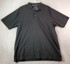 Ben Hogan Polo Shirt Mens Size Large Black Short Casual Sleeve Logo Collared - £8.47 GBP