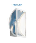 New White Kichler 49288WH Narelle Outdoor Wall Sconce, 3-Light 180 Total... - $249.95