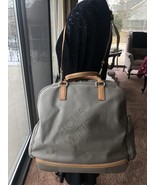 So Chic~~Louis Vuitton Damier Geant Travel/Carryon Bag Grey Canvas Leath... - $23,933.57 MXN