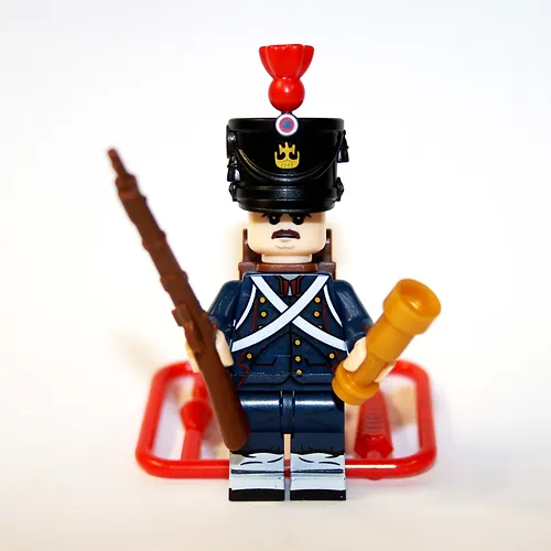 CStore French Artillery NCO Napoleonic War Waterloo Soldier Minifigure C... - £4.72 GBP