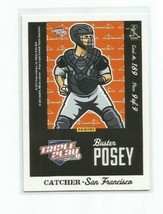 Buster Posey (San Francisco Giants) 2012 Panini Triple Play Puzzle Back Card 189 - £3.96 GBP