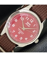 AUTHENTIC HMT JANATA HAND-WINDING MENS RED DIAL WATCH a600021-4 - $30.07 CAD