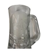 Vintage Nebraska Cornhuskers Big Red Etched Glass Beer Mug Football Helm... - $241.65 MXN