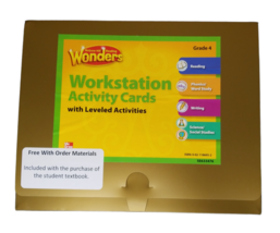 McGraw Hill Reading Wonders Workstation Activity Cards Grade 4 2020 Homeschool - £24.58 GBP