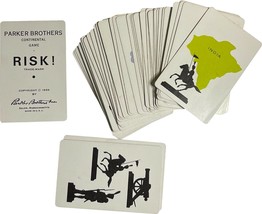 Vtg Risk Board Game 1959 Complete Deck of Cards (Good condition cards only) - $6.99
