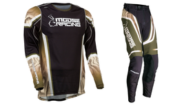 Moose Racing Agroid Olive Tan Dirt Bike Adult Mens MX Riding Gear Jersey Pants - £153.31 GBP+