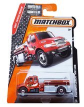 Matchbox, 2016 MBX Heroic Rescue, Freightliner M2 106 Fire Truck [Red] 60/125 - £13.48 GBP