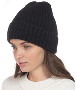 Style &amp; Co Rib Solid Beanie Womens,Black,One Size - £15.69 GBP