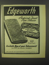 1964 Edgeworth Tobacco Ad - America&#39;s finest pipe tobacco - £14.77 GBP