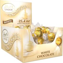 Lindt LINDOR White Chocolate Truffles 60 Ct Box Individually Wrapped - $21.95