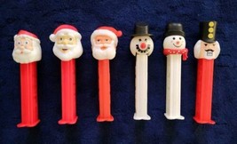 PEZ - CHRISTMAS - Santa Claus Frosty &amp; Nutcracker (Lot Of 6) See All Pic... - €4,33 EUR