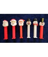 PEZ - CHRISTMAS - Santa Claus Frosty &amp; Nutcracker (Lot Of 6) See All Pic... - $4.99