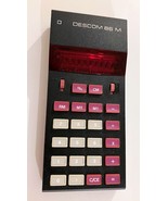 Riz Descom 86 M vintage LED calculator #7 WORKING with etui and adapter - £63.71 GBP