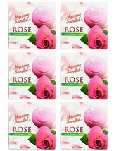 Mysore Sandal&#39;s rose luxury bath soap, 150 GM (Pack of 6) - $31.59