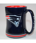 New England Patriots Coffee Mug Embossed Logo 2016 Officially NFL Licens... - $13.50