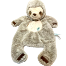 Douglas Baby Plush Sloth Lovey Security Sshlumpie Head Flat Body Tan Soft 18&quot; - £12.44 GBP