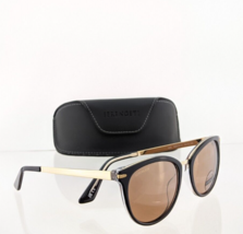 Brand New Authentic Serengeti Sunglasses Jodie SS561001 52mm Black & Gold - $227.69