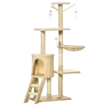 Living Room Pet Play Condo Scratching Posts Ladder For Cat Play Tree(D0102HI5FJG - £113.63 GBP