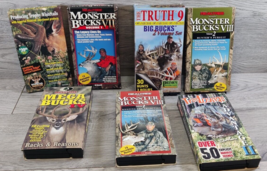 Vtg Hunting Big Game Deer Lot of 8 VHS VCR Videos Real Tree, Primos, Mossy Oak - $22.75