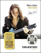 Robben Ford 2013 Celestion guitar amp speakers ad 8 x 11 advertisement p... - £2.98 GBP