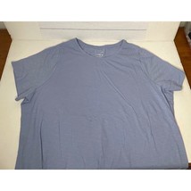 Sonoma Everyday Tee Blue Crewneck Short Sleeve T-Shirt Womens 2X - £15.97 GBP