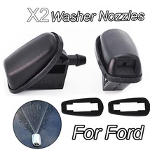 2Pcs Front Windscreen Washer Jet Nozzle For  Focus MK2 MK3 Mondeo MK4 C-max MK2  - £36.89 GBP