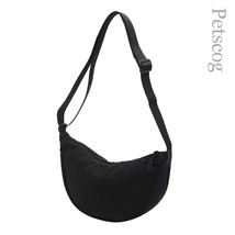 Simple Nylon Women&#39;s Hobo  Bag Solid Color Female Portable Padded Messenger Bags - £51.66 GBP
