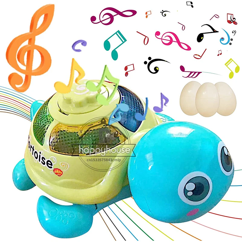 Crawling Baby Toys 6 to 12 Months Baby Musical Turtle Toys 0 6 Months Electric - £15.43 GBP+