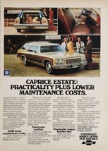 1975 Print Ad Chevrolet Caprice Estate Station Wagons 2 Dogs in Crates - $20.44