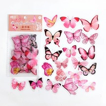  40PCS Butterfly Stickers For wall Laptop Junk Journal Accessories Junk Journal  - £6.28 GBP