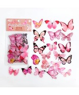  40PCS Butterfly Stickers For wall Laptop Junk Journal Accessories Junk ... - £6.31 GBP